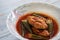 Asam Pedas in Malay with Mackerel is a spicy food popular in Malaysia usually serve with white rice