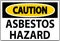 Asbestos Caution Signs Asbestos Hazard Area Authorized Personnel Only