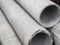 Asbestos-cement or concrete drainage pipes for industrial building construction.