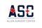 ASC Allen surgery center logo template