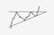 Ascending bullish triangle breakouts flat vector icon. Vector stock and cryptocurrency exchange graph, forex analytics and trading