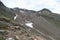 Ascending wildspitze in otztal alps in austria from vent in summer