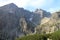 Ascent to Jahnaci stit peak in Zelene pleso valley in High Tatras