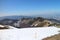 Ascent to Maly Fatransky Krivan peak in Mala fatra mountains