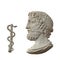 Asclepius Greek Î‘ÏƒÎºÎ»Î·Ï€Î¹ÏŒÏ‚, Lat. Aesculapius - god of treatment, the son of Apollo and Koronidy. Ancient statue isolated