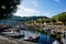 Ascona, Switzerland - view from harbour on sunny day