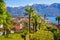 Ascona town on Lago Maggiore lake, Locarno, Switzerland