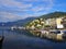 ASCONA travel city in SWITZERLAND with scenic view of Lake Maggiore