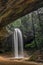 Ash Cave Overflow - Ohio Waterfall