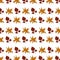 Ash maple leaves pattern. Idea for decors, ornaments, wallpapers, gifts, damask, celebrations, autumn themes.