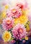 Asha\\\'s Bouquet: Wet Technique Blossoming in Bright, Soft Colors