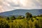 Ashe County mountains North Carolina Seen From the Blue Ridge