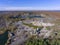 Ashland State Park aerial view in Massachusetts, USA