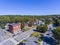 Ashland town center aerial view, MA, USA