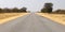 Ashpalt road in Botswana