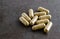 Ashwagandha Capsules On Dark Background