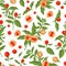 Ashwagandha. Seamless. Pattern.