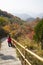 Asia, China, Beijing, Badaling National Forest Park, Mountain climbing, the steps