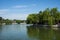 Asia China, Beijing, Beihai Park, summer landscapeï¼ŒLakeview