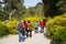 Asia China, Beijing, Jingshan Hill Park, spring garden landscapeï¼Œ