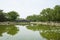 Asia China, Beijing, Longtan Lake Park, Summer landscape, Lake view, the long corridor