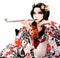 Asia japanese cosplay Kabuki girl