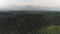 Asia rainforest hills aerial: Mayon volcano at Legazpi town, Philippines. Filipino nature scenery