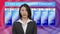 Asian American female weather reporter