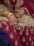 Asian bridal Mehndi with ring