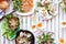 Asian Cafe Street Seafood Table Dish Sea