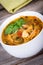 Asian chicken tomyum soup