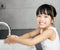 Asian Child Washing Hands