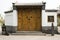 Asian China antique building large wooden doors, g