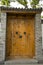 Asian China antique buildings, large wooden doors,