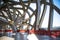 Asian China, Beijing, National Stadium, interior steel structure