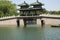 Asian Chinese, Beijing, Longtan Lake Park, antique buildings