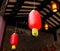Asian Chinese red lantern light China Asia, paper lamp lighting