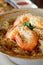 Asian cuisine , baked prawn
