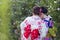 Asian Destinations. Two Young Female Geishas in Traditional Japanese Silk Kimono Taking Selfie Pictures in Kyoto City,  Japan