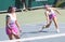 Asian double tennis