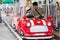 Asian Father and daughter at Tokyo Dome Theme Park