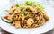 Asian flavor, Malaysian and Indonesian Stir Fried Noodle known as \
