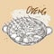 Asian Food Fish Cake. Illustration Korean Food, Odeng