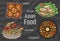 Asian Food Illustrations: Hand-drawn & Vector