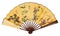 Asian hand fan with dragons