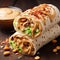 Asian-inspired Tortilla Wrap With Peanut Sauce: A Delicious Fusion Delight