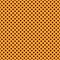 Asian lady beetle seamless pattern. Polka dot retro vector background. Fabric swatch with black tiny circles on yellow. Repeat
