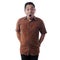 Asian Man Wearing Batik Shirt Shocked With Open Mouth