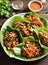 Asian minced meat lettuce wraps