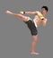 Asian Mixed Martial Artist 3D Render